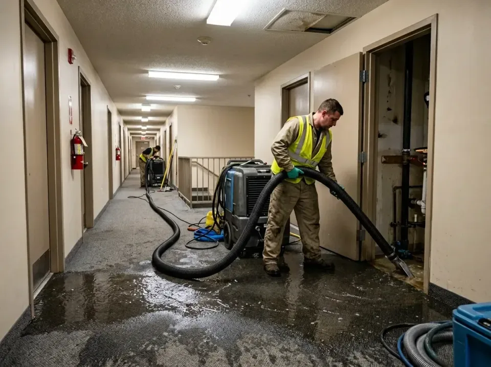 multi-unit-apartment-hallway-f-005 — frequently asked questions, Emergency Burst Pipe Water Extraction & Removal in Avocado…